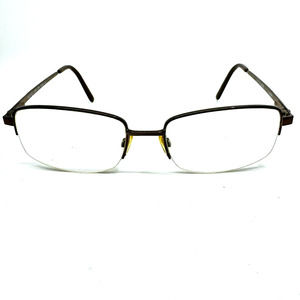 Clearvision Eyeglasses Frames oscar Brown Mens Half-Rim 58-19-150 H10594‎